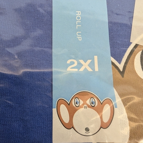 NWOT Monkey BlueShirtnation.com In All Original Packaging 2XL By Gildan - Picture 2 of 5